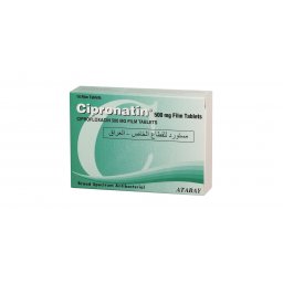 Cipronatin 500 mg - Ciprofloxacin - Atabay