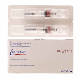 Clexane Injection 20 /0.2 ml - Enoxaparin - Sanofi Aventis