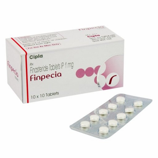 Finpecia 1 mg - Finasteride - Cipla, India