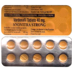 Snovitra Strong 40 mg - Vardenafil - Dharam Distributors