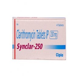 Synclar 250 mg - Clarithromycin - Cipla, India